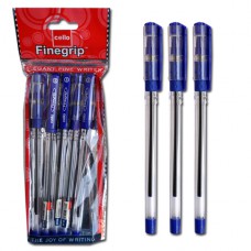 Ручка масляна 0,5мм синя, Cello Finegrip FG50C