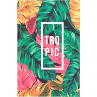 Книга записна Neon Tropics A6 80 аркушів клітинка тверда обкладинка