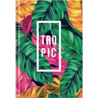 Книга записна Neon Tropics B5 80 аркушів клітинка