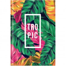 Книга записна Neon Tropics B5 80 аркушів клітинка