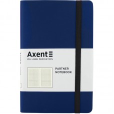 Книга записна Partner Soft, 125*195, 96арк, кліт, синя