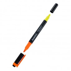 Маркер Highlighter Dual 2534-A, 2-4 мм клиноп. помаран+жовт. Маркер Highlighter Dual 2534-A, 2-4 мм клиноп. помаран+жовт.