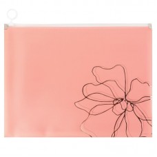 Папка на блискавці zip-lock, А4+, Peachy Mood 04
