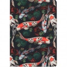 Книга записна Fish A5, 80 арк. кл., червоно-зелена