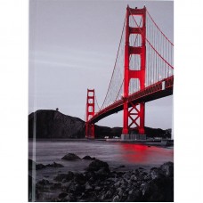 Книга записна тверда обкл. А5, 96 арк., кліт.,R&B Bridge