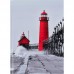 Книга записна тверда обкл. А5, 96 арк., кліт.,R&B Lighthouse