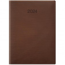Щоденник 2024 Стандарт LaFontaine слп/т коньячний