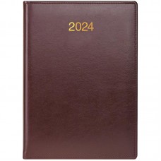 Щоденник 2024 Стандарт Soft з/т бордовий