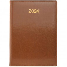 Щоденник 2024 Стандарт Soft з/т коричневий