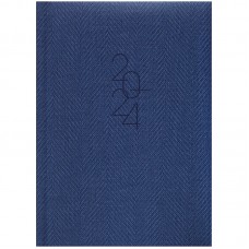 Щоденник 2024 кишеньковий Tweed синій