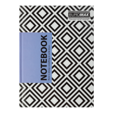 Записна книжка INSOLITO, А5, 96 арк., клітинка, тверда картонна обкладинка, синя