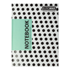 Записна книжка INSOLITO, А5, 96 арк., клітинка, тверда картонна обкладинка, бірюзова