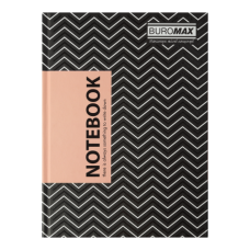 Записна книжка INSOLITO, А5, 96 арк., клітинка, тверда картонна обкладинка, персикова