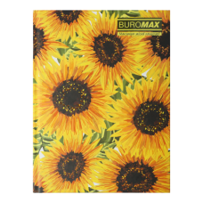 Записна книжка FLORISTICA, А5, 96 арк., клітинка, тверда картонна обкладинка, салатова