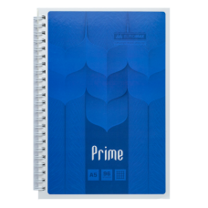Зошит на пружині PRIME А5, 96арк., клітка, в картонній обкладинці, синій