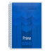 Зошит на пружині PRIME А5, 96арк., клітка, в картонній обкладинці, синій