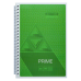 Зошит для нотаток PRIME, А5, 96 арк., клітинка, картонна обкладинка, салатовий
