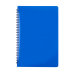 Зошит для нотаток GLOSS, А5 80 арк., клітинка, пластикова обкладинка, синій