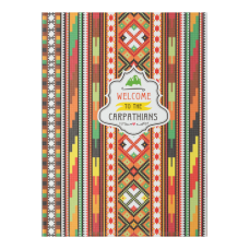 Записна книжка ETHNO, А6, 64 арк., клітинка, тверда обкладинка, мат. ламінація+лак, св.зелена