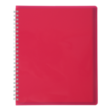 Зошит для нотаток FUCHSIA, В5, 96 арк., клітинка, з роділювачем, пластикова обкладинка, фуксія/фіолетовий