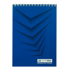 Блокнот на пружині зверху MONOCHROME, JOBMAX, А5, 48 арк., синій