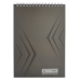 Блокнот на пружині зверху MONOCHROME, JOBMAX, А5, 48 арк., сірий