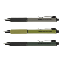 Ручка масляна автоматична Military Buromax 0,7 мм синя
