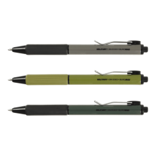 Ручка масляна автоматична Military Buromax 0,7 мм синя