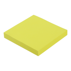 Блок для нотаток NEON, 75х75мм, 100арк., жовтий