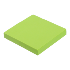 Блок для нотаток NEON, 75х75мм, 100арк., салатовий