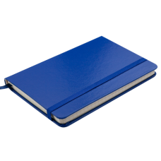 Блокнот діловий STRONG, L2U, 95x140 мм, 80 арк., клітинка, т.-синій, шт.шкіра