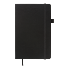 Книга записна PRIMO 125*195, 96 арк., клітинка, обкл. штучна шкіра, чорний