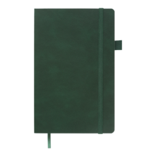 Книга записна PRIMO 125*195, 96 арк., клітинка, обкл. штучна шкіра, зелений
