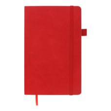 Книга записна PRIMO 125*195, 96 арк., клітинка, обкл. штучна шкіра, червоний