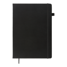 Книга записна PRIMO 190*250, 96 арк., клітинка, обкл. штучна шкіра, чорний