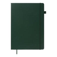 Книга записна PRIMO 190*250, 96 арк., клітинка, обкл. штучна шкіра, зелений