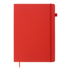Книга записна PRIMO 190*250, 96 арк., клітинка, обкл. штучна шкіра, бордовий