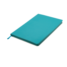 Блокнот діловий TOUCH ME, L2U, А5, 96 арк., нелінов., т.-бірюзовий, шт.шкіра