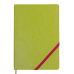 Блокнот діловий LOLLIPOP, L2U, А5, 96 арк., нелінов., салатовий, шт.шкіра