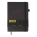 Блокнот діловий LIBRETA, А5, 96 арк., нелінов., чорний, шт.шкіра