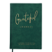 Блокнот діловий GRATEFUL, А5, 96 арк., нелінов., т.-зелений, шт.шкіра