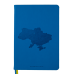 Блокнот діловий UKRAINE, А5, 96 арк., клітинка, синій, шт.шкіра