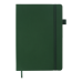 Блокнот діловий BRIEF А5, 96л, крапка, обкладинка штучна шкіра, зелений
