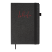 Блокнот діловий LIBRETA, А5, 96 арк., крапка, чорний, шт.шкіра