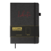 Блокнот діловий LIBRETA, А5, 96 арк., крапка, чорний, шт.шкіра