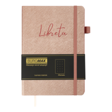 Блокнот діловий LIBRETA А5, 96л, крапка, обкладинка штучна шкіра, бежевий