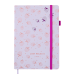 Блокнот діловий RELAX, А5, 96 арк., крапка, білий, шт.шкіра