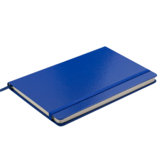 Блокнот діловий STRONG, L2U, 125x195 мм, 80 арк., клітинка, т.-синій, шт.шкіра