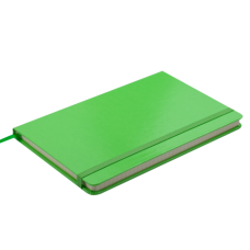 Блокнот діловий STRONG, L2U, 125x195 мм, 80 арк., клітинка, салатовий, шт.шкіра