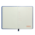Блокнот діловий BRIEF, L2U, А5, 96 арк., клітинка, синій, шт.шкіра